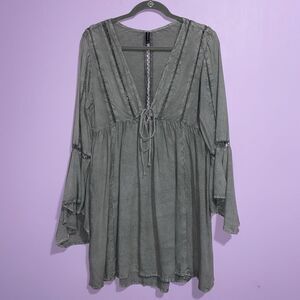 Pretty Little Thing Dress Women Size 4 Renaissance Forest Fairy Whimsigoth